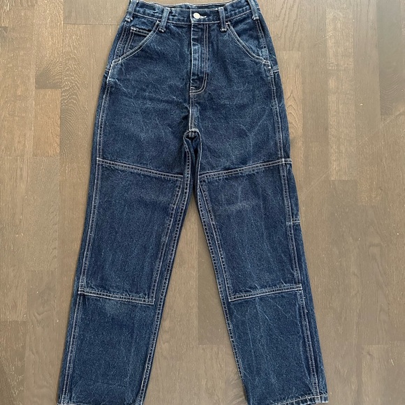 Brandy Melville dark blue Ariana painter pants (no back pockets) - Picture 2 of 6